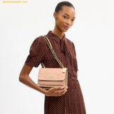  Túi Đeo Chéo Coach Klare Crossbody Bag In Signature Leather Gold Faded Blush CDA97 