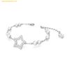  Vòng Tay, Lắc Tay Swarovski Stella Bracelet Pavé, Star, White, Rhodium Plated 5645385 