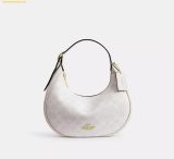  Túi Đeo Vai Coach Emily Shoulder Bag In Signature Canvas White Chalk CDX17 