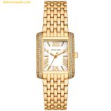  Đồng Hồ Michael Kors Petite Emery Pavé Gold-Tone Watch MK4826 