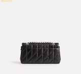  Túi Đeo Chéo Coach Tabby Shoulder Bag 26 With Pillow Quilting Black CP150 