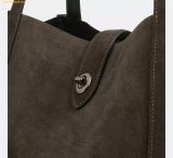  Túi Đeo Vai Coach Hadley Turnlock Tote Bag Army Green CCC76 