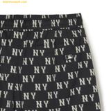  Quần Shorts MLB Classic Monogram Print 5/8 Woven Shorts NY (Black) 3ASMM0343-50BKS 