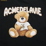  Áo Phông ADLV Rabbit T-Shirt Bear Đen 