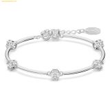  Vòng Tay, Lắc Tay Swarovski Constella bangle Round cut, White, Rhodium plated 5641680 