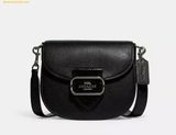  Túi Đeo Chéo Coach Morgan Saddle Bag Black CG470 Đen 