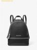  Balo Mini Michael Kors Rhea Extra-Small Pebbled Leather Backpack 35T5SRAB0L Đen 