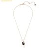  Dây Chuyền, Vòng Cổ Swarovski Iconic Swan Pendant Swan, Small, Black, Rose Gold-Tone Plated 5678045 