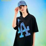  Áo Phông MLB Illusion Mega Overfit LA Dodgers Tshirt 3ATS60023-07BKS 