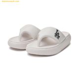  Dép MLB Base Flip Flops LA Dodgers Ivory 3ALPBFL43-07IVS 
