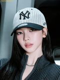  Mũ Lưỡi Trai MLB Signature Stripe Unstructured Ball Cap New York Yankees 3ACPB255N-50BKS - Đen 