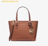  Túi Tote Mini Michael Kors Jet Set Travel Extra-Small Saffiano Leather Top-Zip Tote 35T9GTVT0L 