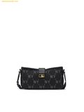  Túi Đeo Chéo MLB Monogram JQD Mini Crossbody Bag New York Yankees Black 7ACRM096N-50BKS 