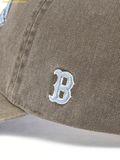  Mũ Lưỡi Trai MLB Vintage Damaged Curve Logo Unstructured Ball Cap Boston Red Sox 3ACPV106N-43BRL L.Brown 