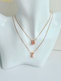  Dây Chuyền Swarovski Hyperbola pendant Mixed cuts, Twist - 5689788, Rose gold 