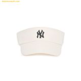  Mũ MLB Basic Sun Cap New York Yankees Ivory 3ASC00133-50IVS 