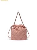  Túi Đeo Chéo MLB Basic Quilted PU Mini Bucket Crossbody Bag LA Dodgers L.Pink 3ACRBQ16N-07PKL 