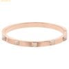 Vòng Tay, Lắc Tay Swarovski Dextera bangle Pavé, White, Rose gold-tone plated 5098368