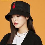  Mũ Bucket MLB Heart Bucket Hat Boston Red Sox Black 