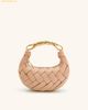  Túi Xách JW PEI Orla Weave Handbag Màu Nude da 