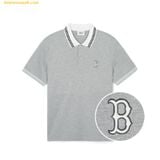  Áo Polo MLB Basic Colorblock Comfortable Fit T-Shirt 3APQB0243-43MGS - Melange Grey 