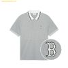 Áo Polo MLB Basic Colorblock Comfortable Fit T-Shirt 3APQB0243-43MGS - Melange Grey