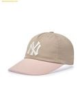  Mũ lưỡi Trai MLB Q Fit Contrast Unstructured Ball Cap New York Yankees Mg.Sand 