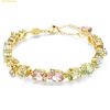 Lắc Tay, Vòng Tay SWAROVSKI Gema bracelet Mixed cuts, Multicolored, 18k gold finish 5705808