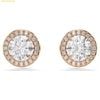  Bông Tai, Khuyên Tai Swarovski Una Angelic stud earrings Round cut, Pavé 
