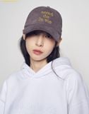  Mũ Lưỡi Trai ADLV Cotton Napping 3D Embo Ball Cap Grey 