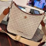  Túi Đeo Chéo Michael Kors Signature Briley Small Messenger Crossbody Vanilla 35S1G7M1B 