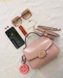  Túi Đeo Chéo Tory Burch Robinson Spazzolato Small Top Handle Bag Blush 