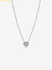 Dây Chuyền PANDORA Necklace with raised hearts Sterling silver