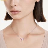  Dây Chuyền Swarovski Ariana Grande x Swarovski pendant Mixed cuts, Dragonfly, Multicolored, Rhodium plated 5737383 