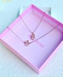  Dây Chuyền Swarovski Swan pendant Mixed cuts, Swan, White, Rose gold-tone plated 5738203 