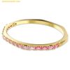  Vòng Tay, Lắc Tay Swarovski Matrix bangle Baguette cut, Octagon shape, Pink, Gold-tone plated 5720624 