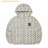 Áo Khoác Phao MLB Monogram New York Yankees 3ADJM0326-50CRS Trắng Kem