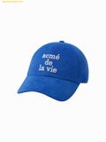  Mũ Lưỡi Trai ADLV Cotton Napping 3D Embo Ball Cap Blue 