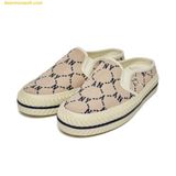  Dép Sục MLB Mule Dia Monogram New York Yankees Beige 3AMUMDB2N-50BGS 