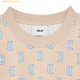  Áo Phông MLB Classic Monogram Full-Panel Pattern Short-Sleeve T-Shirt BOS (L.Sand) 3ATSM1133-43SAL 