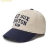  Mũ Lưỡi Trai MLB Lettering Color Block Unstructured Ball Cap BOS - 3ACPVL14N-43NYD - Navy 