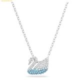  Dây Chuyền Swarovski Iconic Swan pendant Swan, Small, Blue, Rhodium plated 5512094 