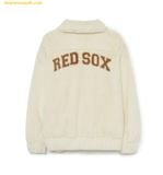  Áo Khoác Lông MLB Ecofur Varsity Jacket 3AFDV0236-43BGL Trắng 