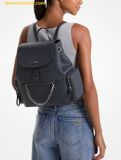  Balo Michael Kors Jet Set Large Signature Logo Backpack Admiral Navy 35T1STTB3B 