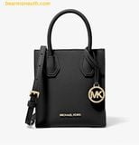  Túi Đeo Chéo Michael Kors Mercer Extra-Small Pebbled Leather Crossbody Bag 35S1GM9T0L Đen 