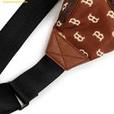  Túi Đeo Hông MLB Monogram Hip Hop Boston Red Sox 3AHSM012N-43BRD Màu Nâu 