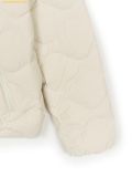  Áo Khoác Phao MLB Basic U-neck lightweight short padding BOS (D.Cream) 3ADJB0146-43CRD 