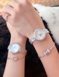  Vòng Tay, Lắc Tay Swarovski Dextera bangle Round cut, dancing, White, Rose gold-tone plated 5692259 