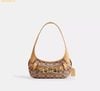  Túi Đeo Vai Coach Belted Ergo Shoulder Bag 26 In Signature Jacquard - Khaki Light Peach 