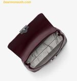  Túi Xách Michael Kors Tribeca Medium Quilted Leather Satchel Oxblood 30F5S2RS2L 
